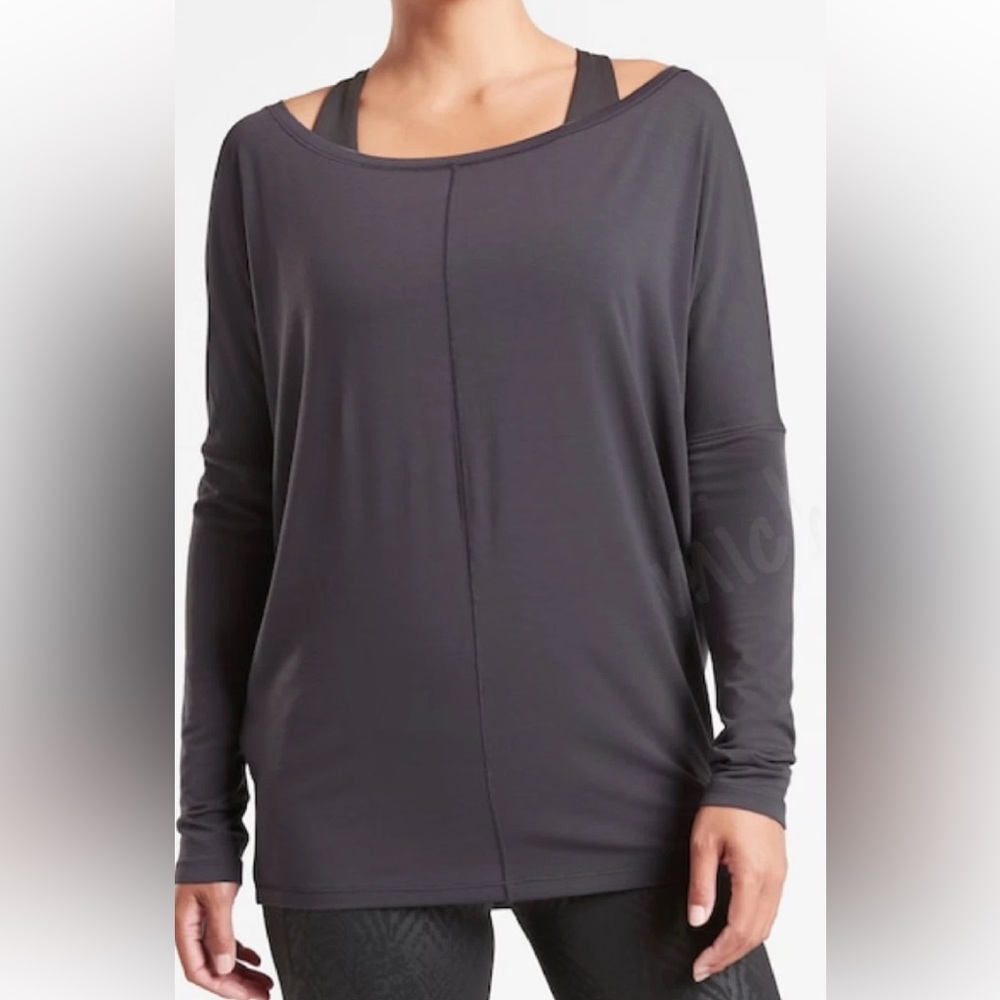 Athleta Off-Shoulder Long Sleeve Women's Top